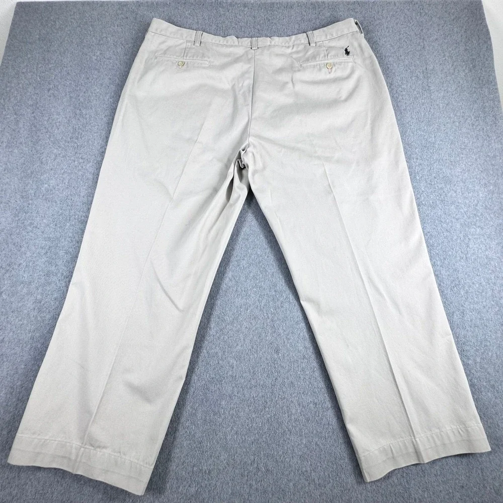 Polo‎ Ralph Lauren Pants Men 42x27 Preston Cotton Chino Logo Preppy